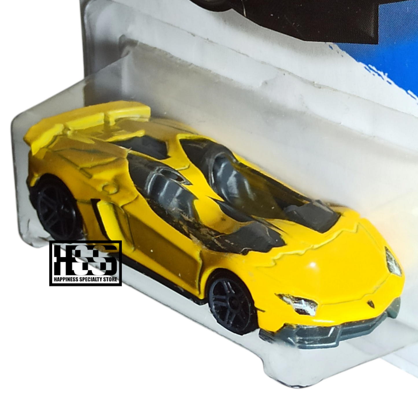 Hot Wheels Lamborghini Aventador J Yellow 2014 HW Workshop 1/64 Die Cast