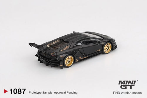*Pre-Order* Mini GT Lamborghini Aventador LB★WORKS Limited Edition Matte Black MGT01087 1/64 Die Cast