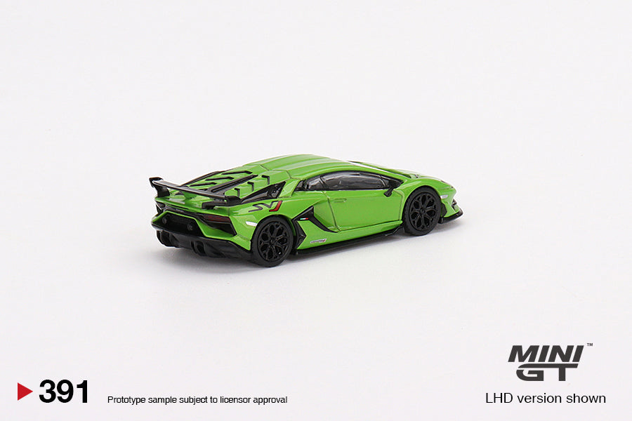 Mini GT Lamborghini Aventador SVJ Verde Mantis MGT00391 1/64 Die Cast