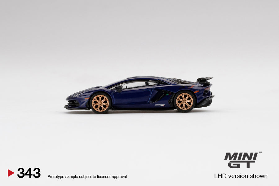 Mini GT Lamborghini Aventador SVJ Viola Aletheia MGT00343 1/64 Die Cast