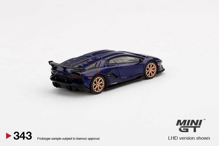Mini GT Lamborghini Aventador SVJ Viola Aletheia MGT00343 1/64 Die Cast