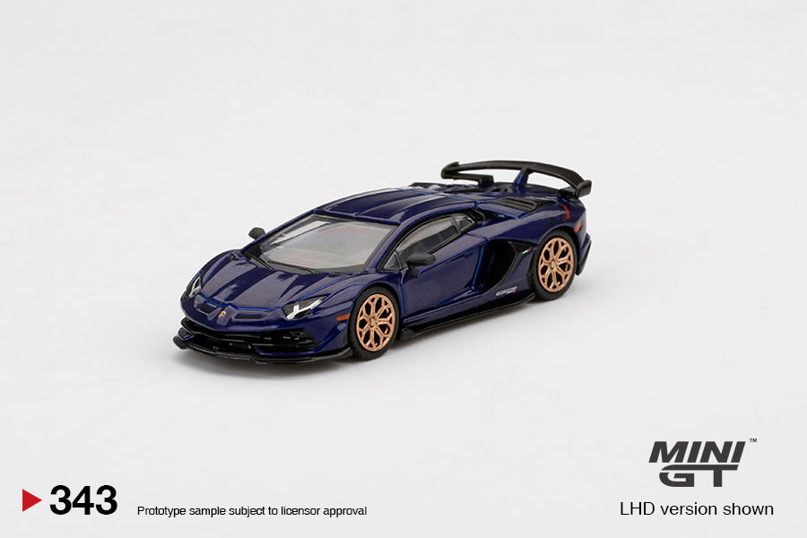 Mini GT Lamborghini Aventador SVJ Viola Aletheia MGT00343 1/64 Die Cast