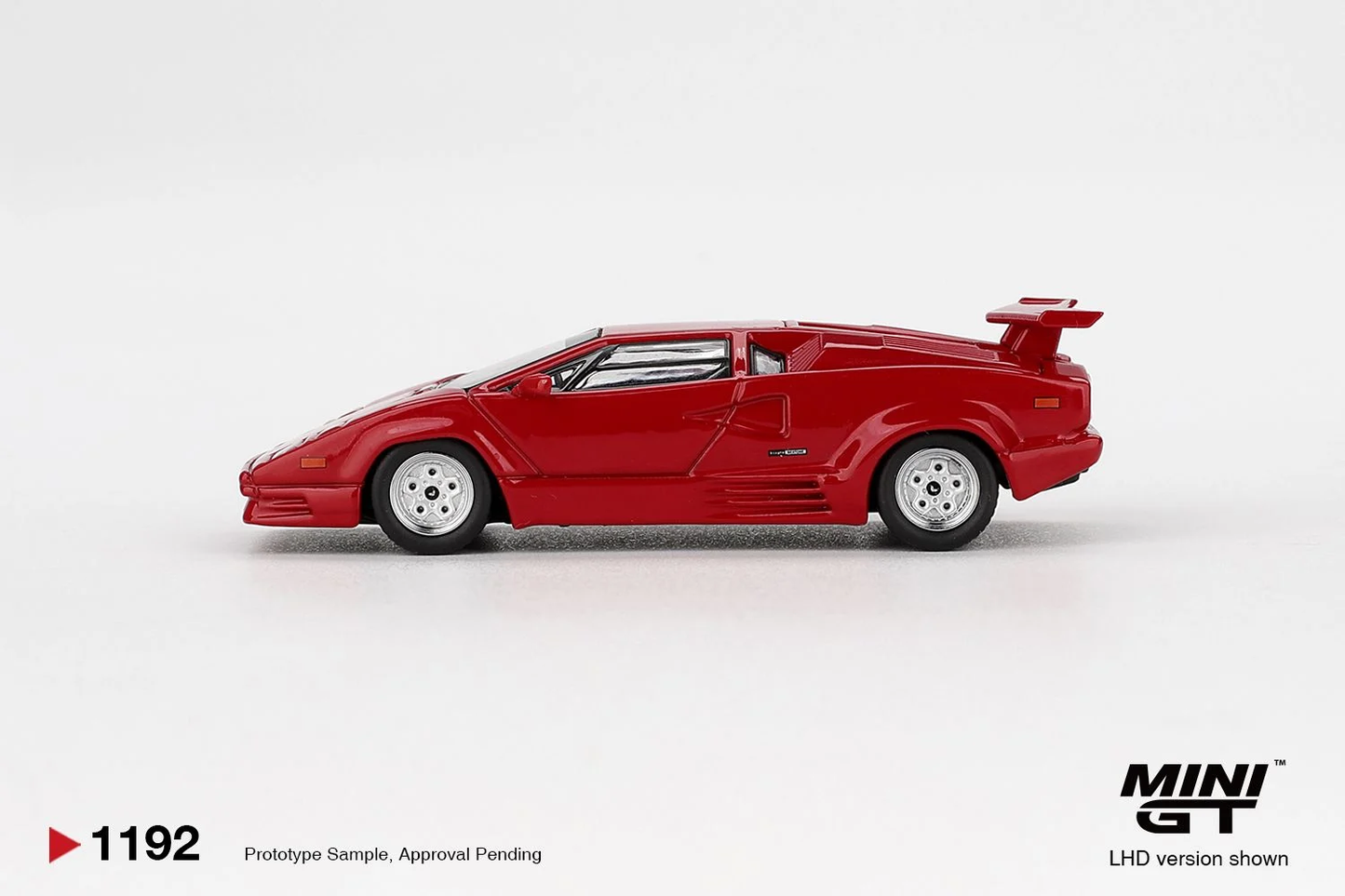 Mini GT Lamborghini Countach 25th Anniversary Red MGT01192 1/64 Diecast