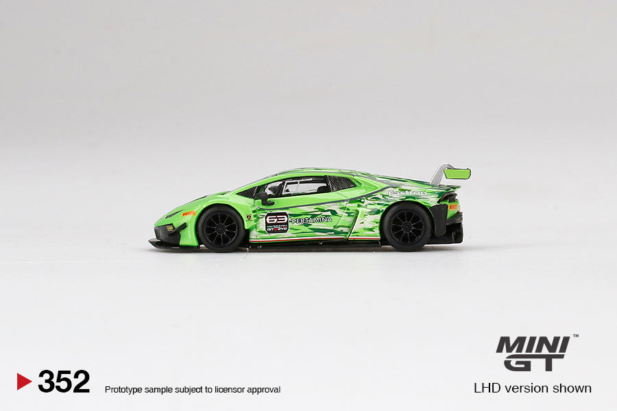 Mini GT Lamborghini Huracan GT3 EVO Presentation MGT00352 1/64 Die Cast