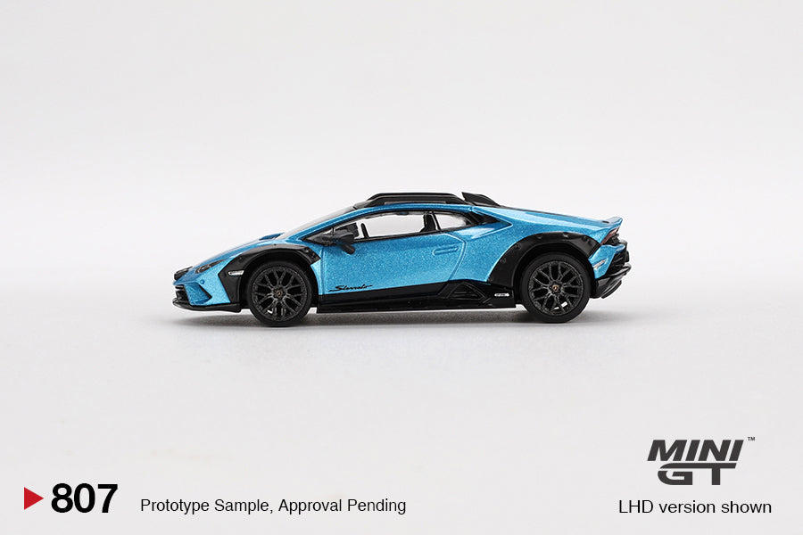 Mini GT Lamborghini Huracan Sterrato Blu Aegir MGT00807 1/64 Die Cast