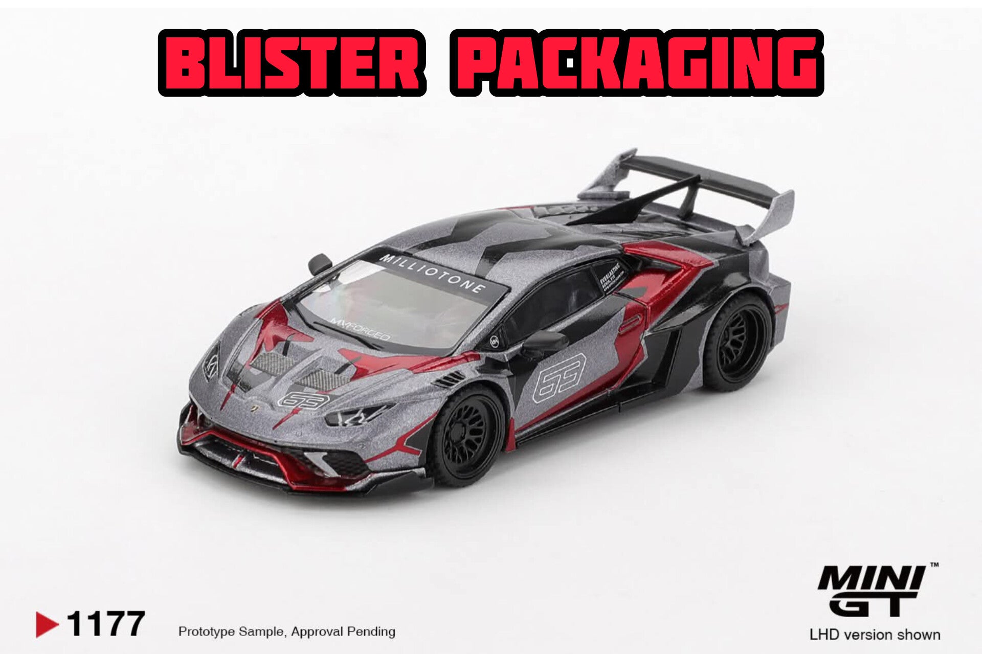 Pre-Order] Mini GT Lamborghini LB☆WORKS Huracán GT RONIN Blister
