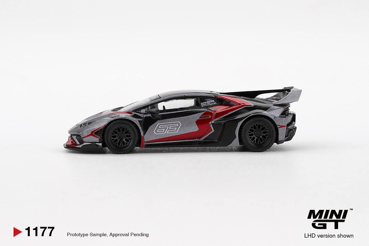 Mini GT Lamborghini LB★WORKS Huracán GT RONIN MGT01177 1/64 Diecast