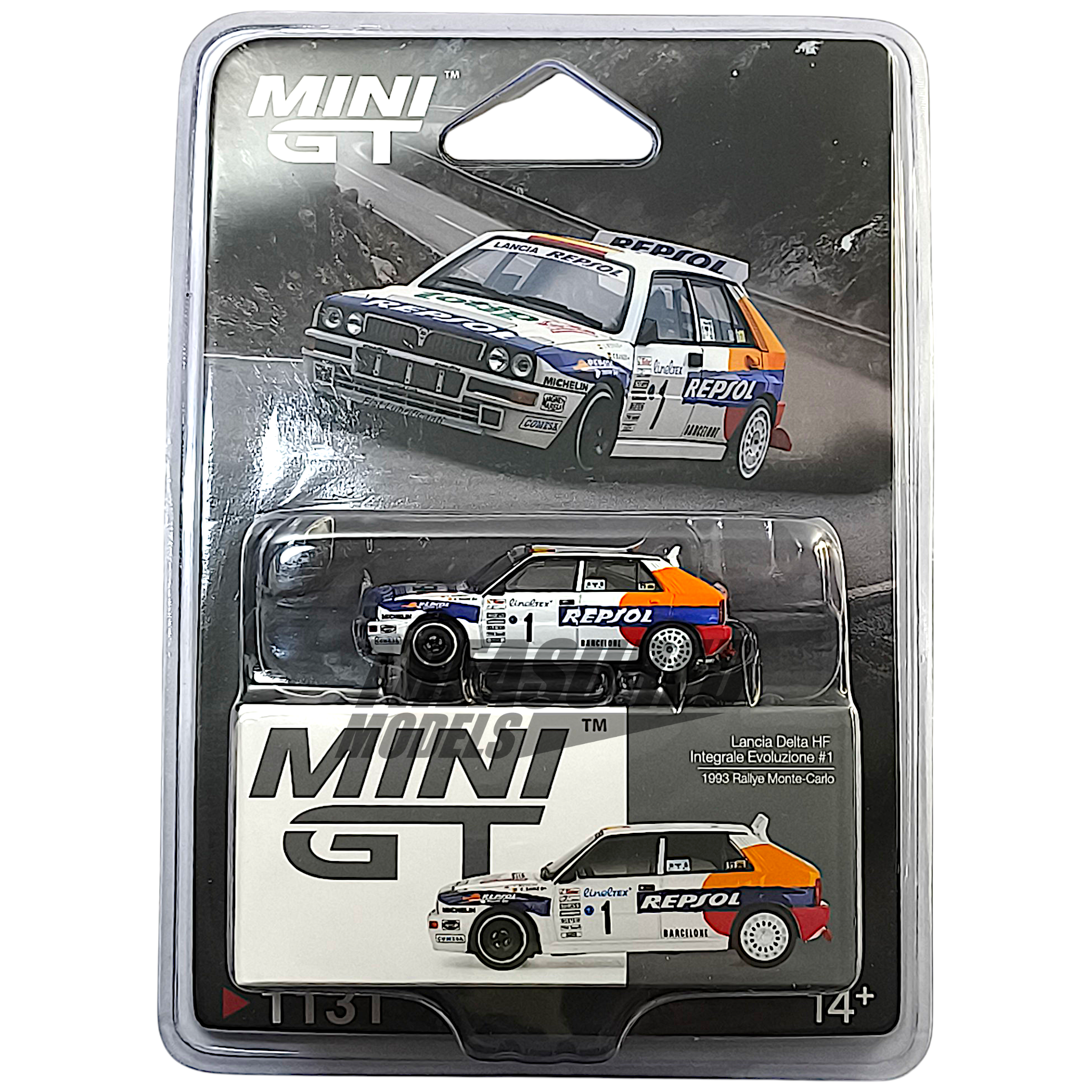Mini GT Lancia Delta HF Integrale Evoluzione #1 1993 Rallye Monte