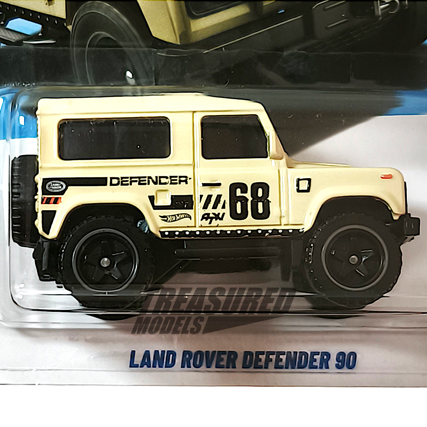 Hot Wheels Land Rover Defender 90 Tan 2025 Main Line Then and Now 1/64 Diecast