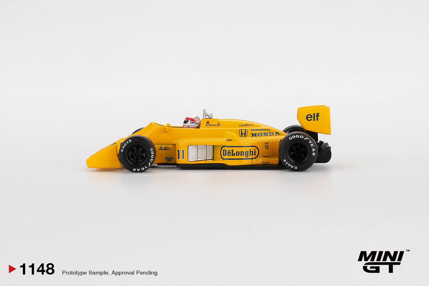 *Pre-Order* Mini GT Lotus 99T #11 Satoru Nakajima 1987 Monaco Grand Prix Blister Packaging MGT01148 1/64 Diecast