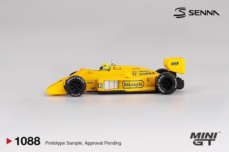 *Pre-Order* Mini GT Lotus 99T #12 Ayrton Senna 1987 Monaco Grand Prix Winner Blister Packaging MGT01088 1/64 Die Cast