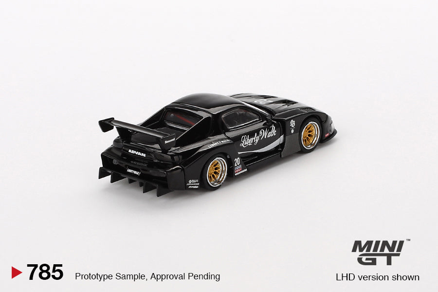 Mini GT MAZDA RX-7 LB-Super Silhouette Liberty Walk Black MGT00785 1/64 Die Cast