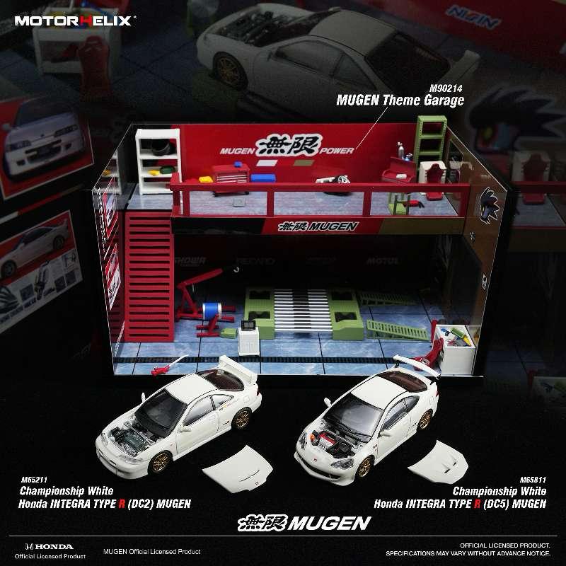 MotorHelix MUGEN Theme Garage M90214 1/64 Diecast
