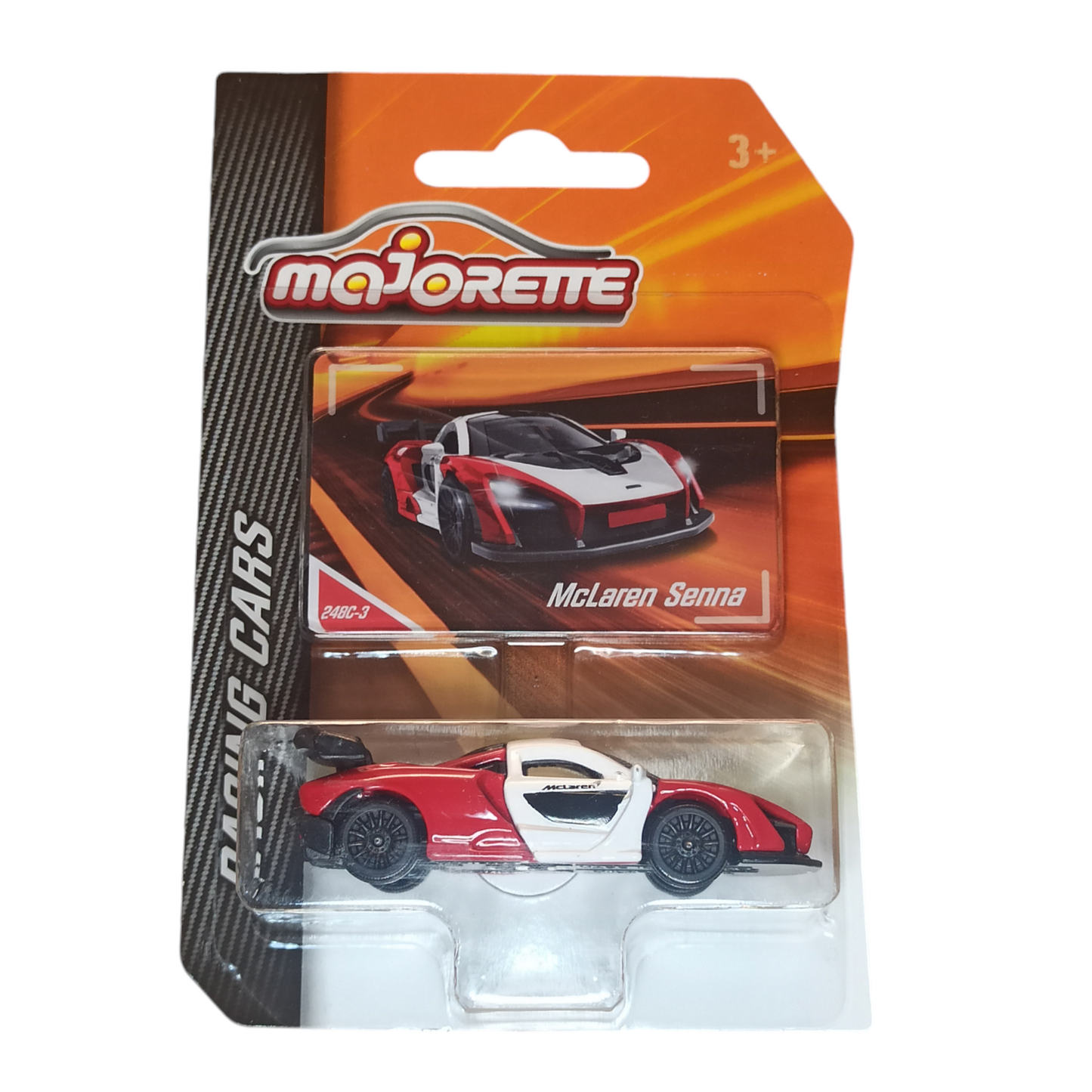 Majorette McLaren Senna Red & White 2022 Racing Cars 1/64 Diecast