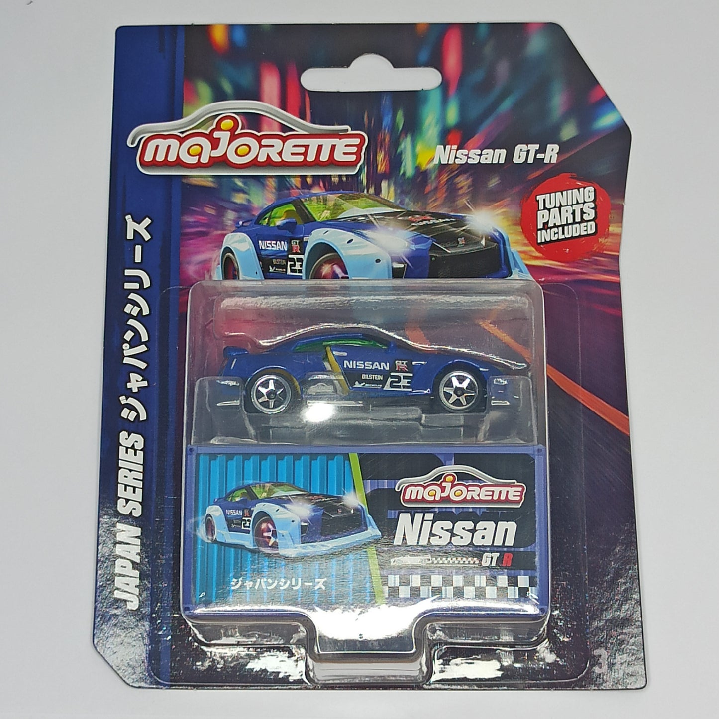 Majorette Nissan GT R Blue 2024 Japan Deluxe Series 1/64 Diecast