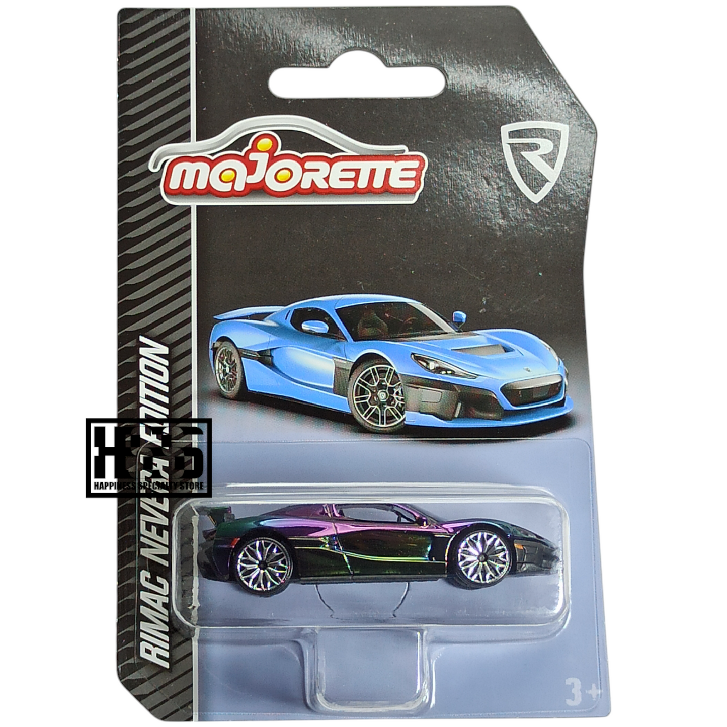 Majorette Rimac Nevera Chrome 2025 Purple Emerald 1/64 Die Cast