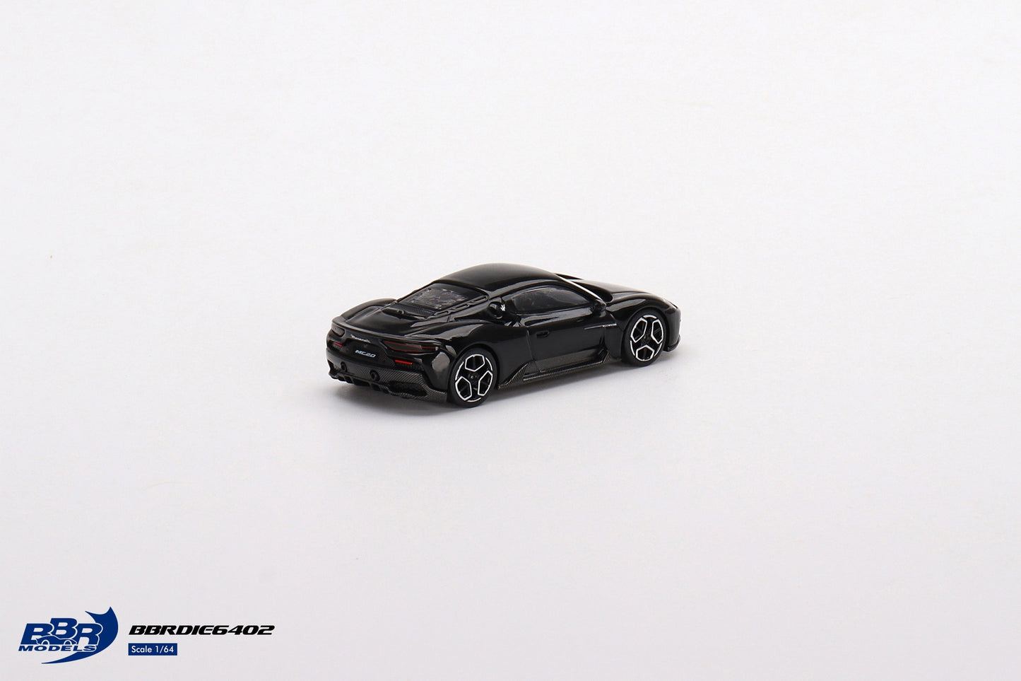 BBR Maserati MC20 Nero Enigma BBRDIE6402 1/64 Die Cast