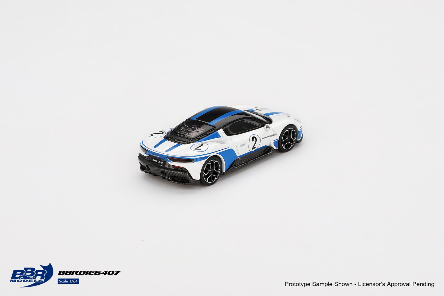 BBR Maserati MC20 #2 Maserati Performance Experience BBRDIE6407 1/64 Die Cast