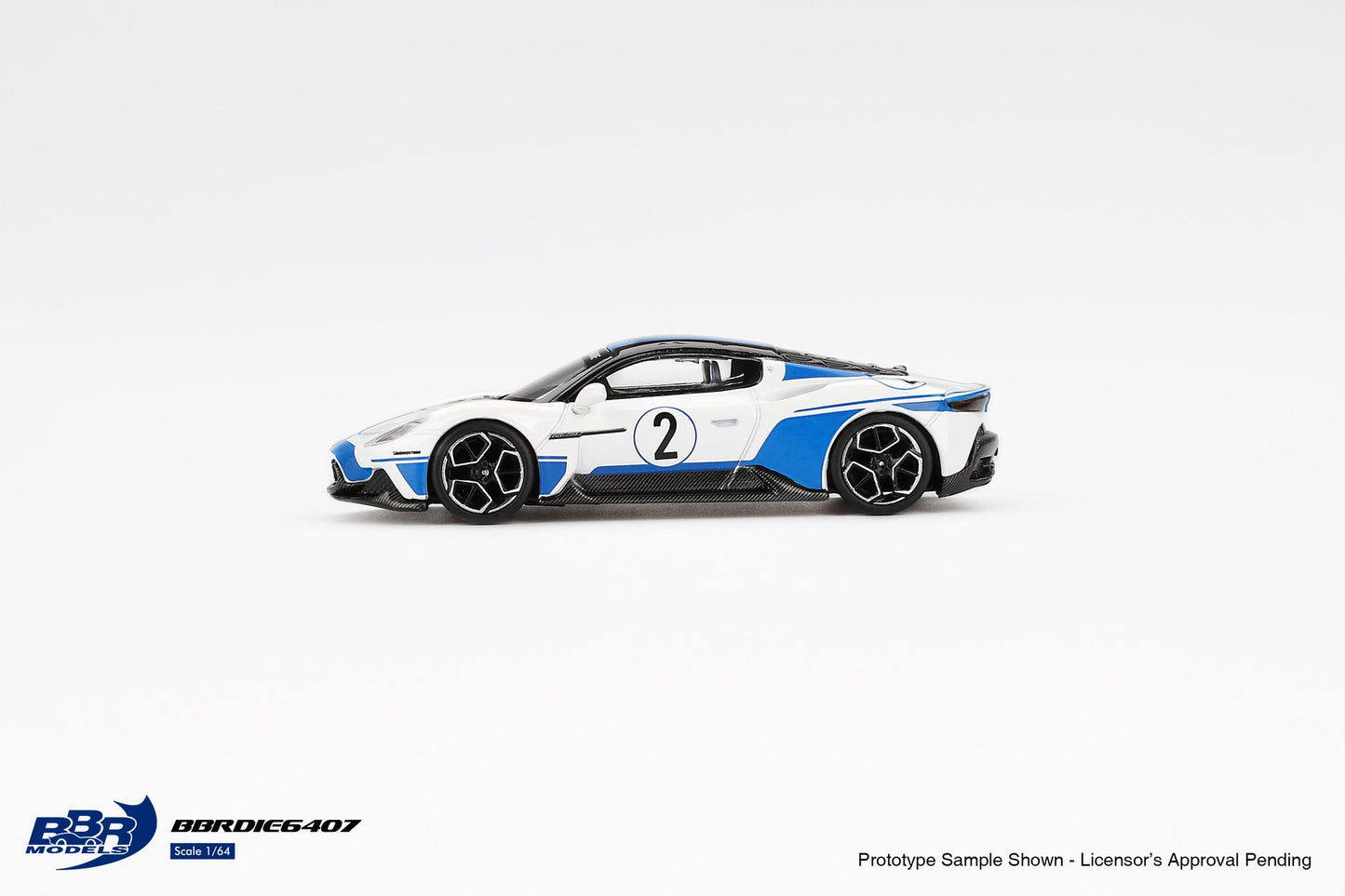 BBR Maserati MC20 #2 Maserati Performance Experience BBRDIE6407 1/64 Die Cast