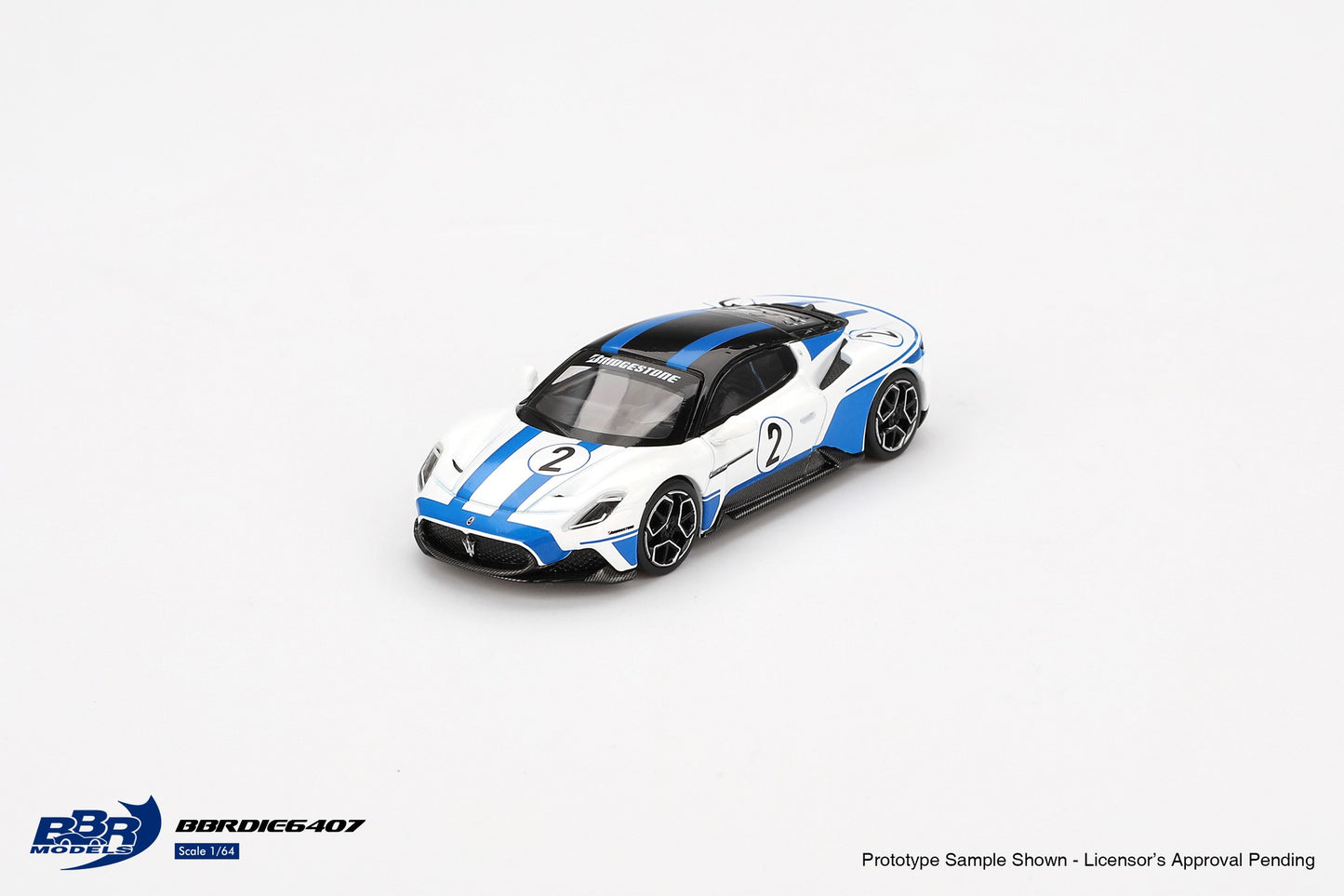 BBR Maserati MC20 #2 Maserati Performance Experience BBRDIE6407 1/64 Die Cast