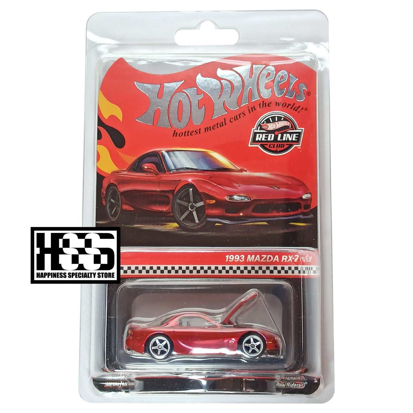 Hot Wheels Mazda 1993 RX-7 R1 Spectraflame Bright Red 2024 RLC
