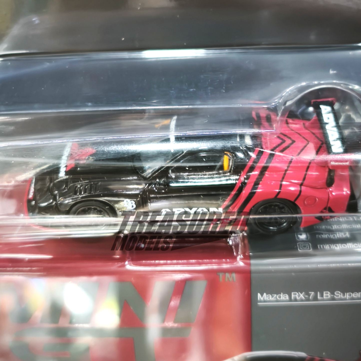 Mini GT Mazda RX-7 LB-Super Silhouette Advan (Blister Packaging) MGT00983 1/64 Die Cast