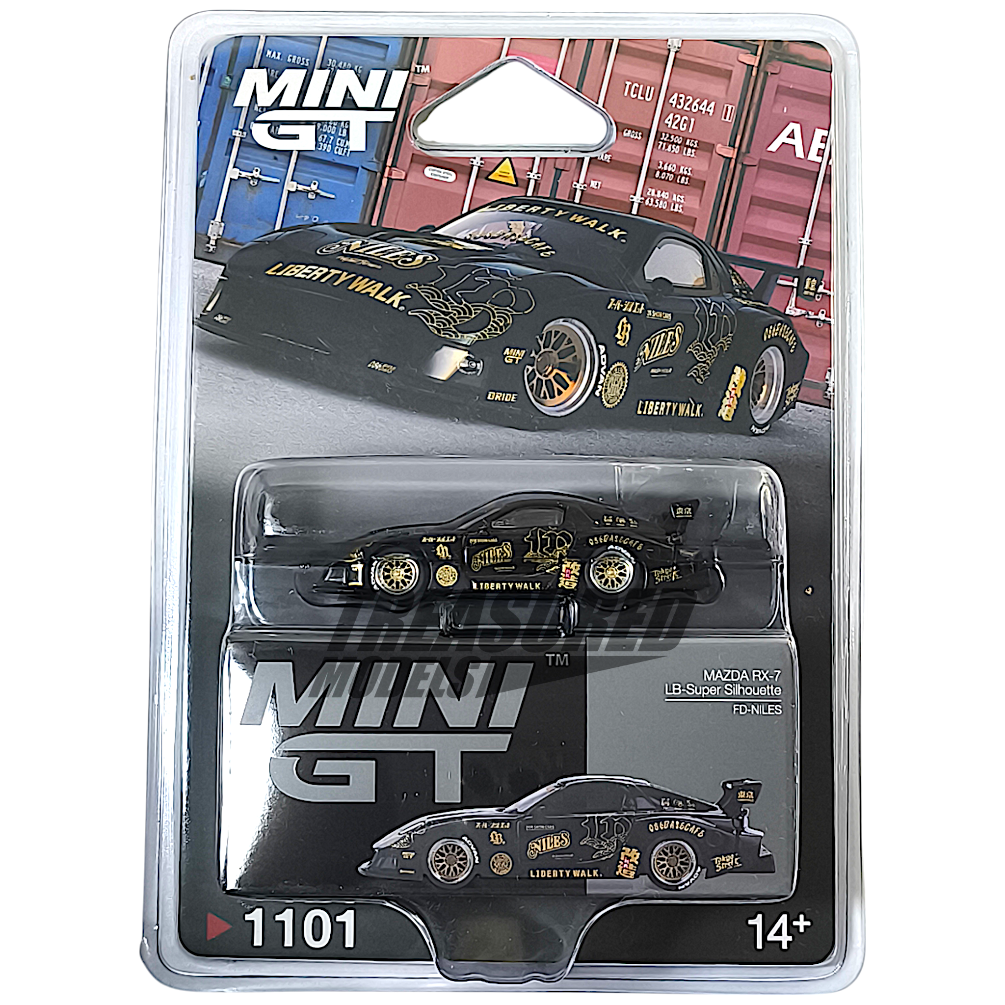 Mini GT Mazda RX-7 LB-Super Silhouette FD-NILES Blister Packaging