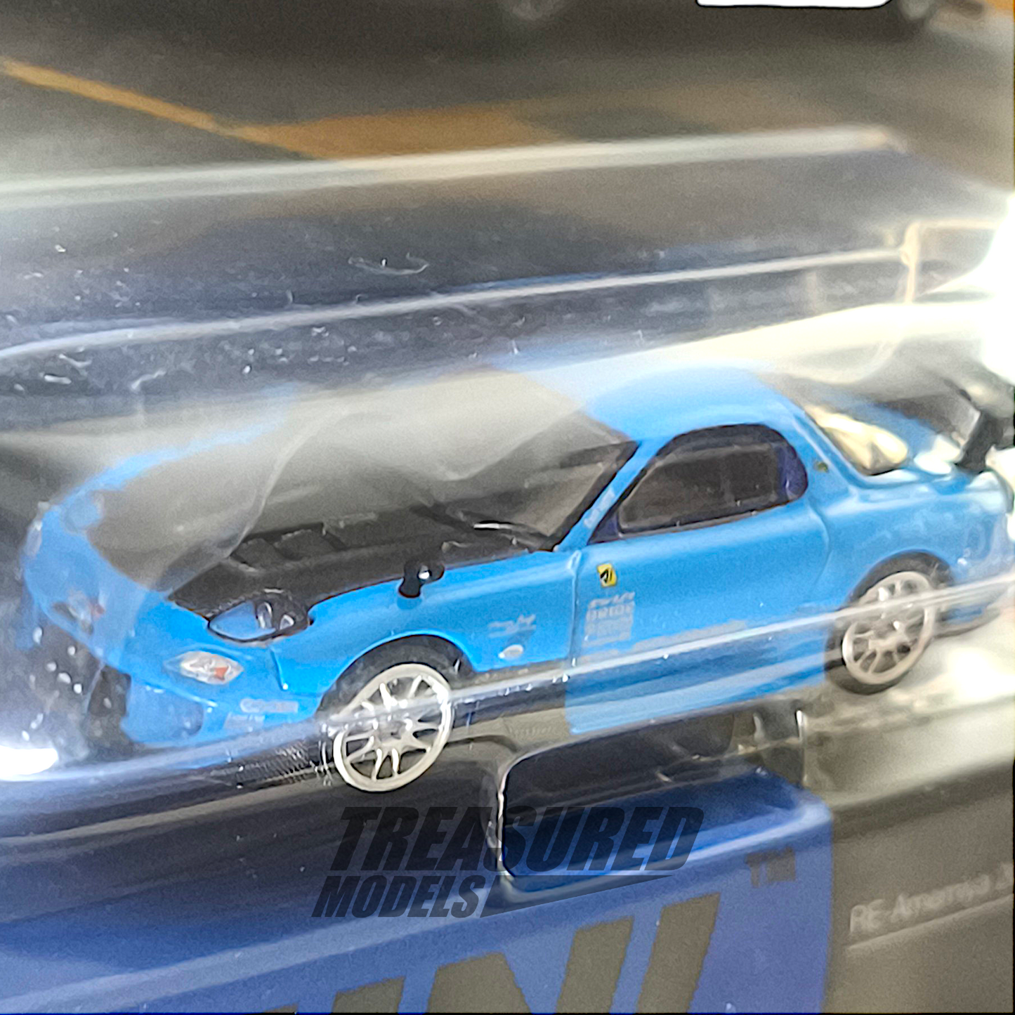 Mini GT Mazda RX-7 RE-Amemiya 20B NA 3ROTOR-7 “Ama-san Go” Blister Packaging MGT01046 1/64 Die Cast