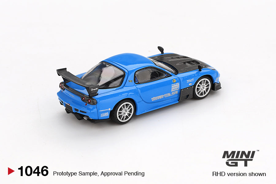 Mini GT Mazda RX-7 RE-Amemiya 20B NA 3ROTOR-7 “Ama-san Go” MGT01046 1/64 Die Cast