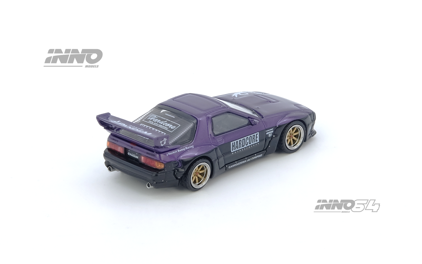 *Pre-Order* Inno64 Mazda RX7 FC3S Pandem Rocket Bunny Purple IN64-RX7FCP-PB 1/64 Die Cast
