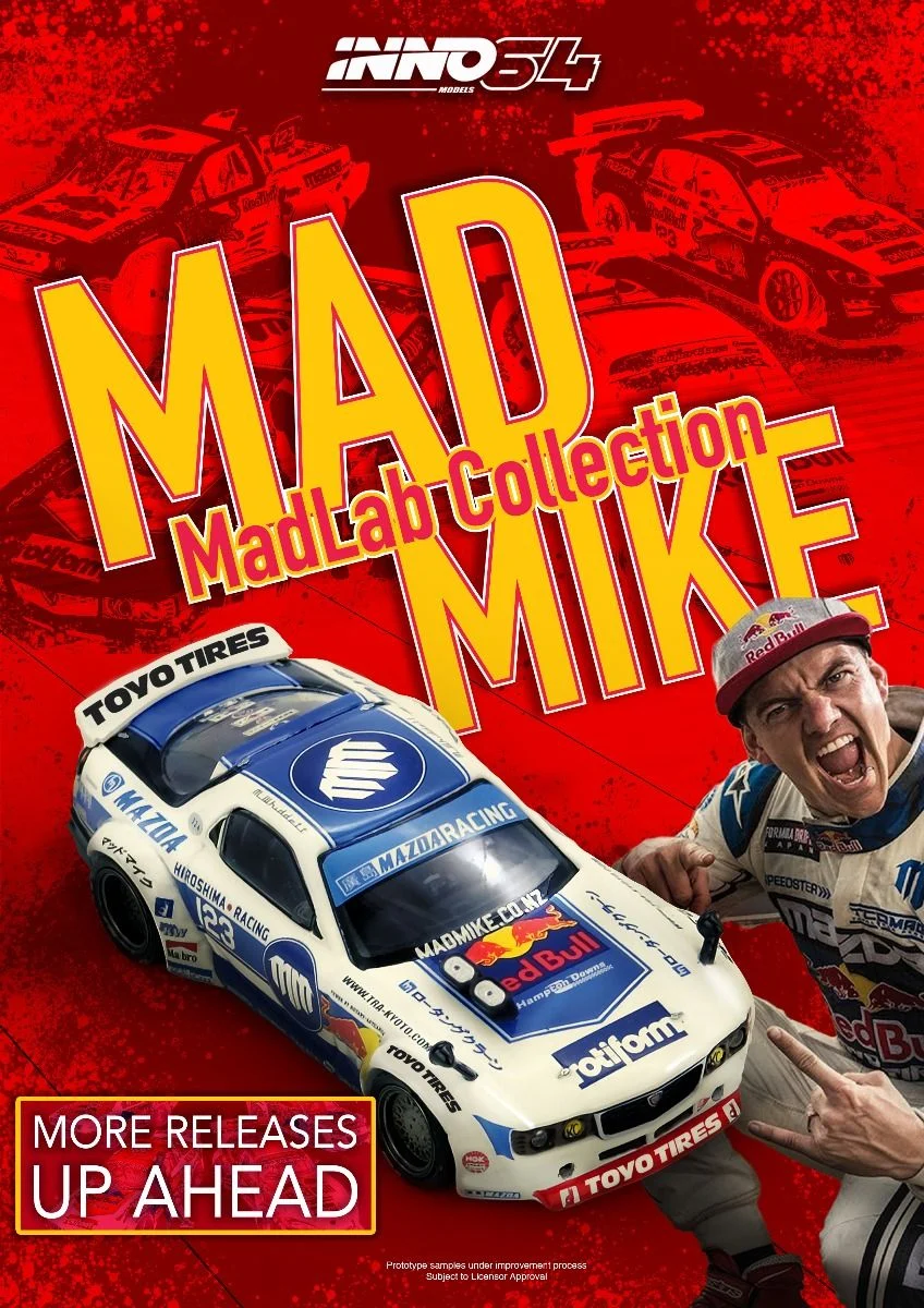 *Pre-Order* Inno64 Mazda RX7 FD3S Pandem Rocket Bunny Madbul Madlab Collection 001 IN64-MADLAB01-MADBUL 1/64 Die Cast