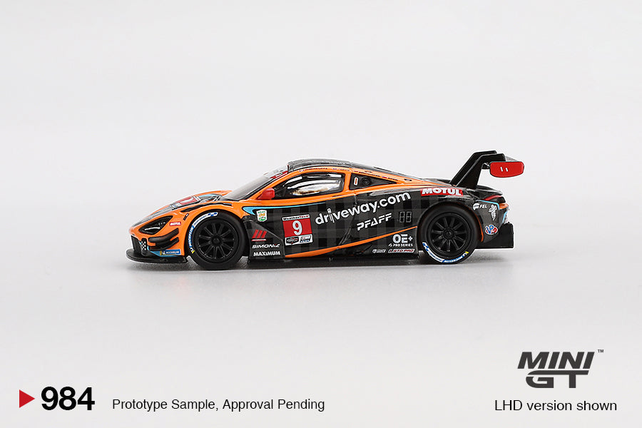 Mini GT McLaren 720S GT3 Evo Pfaff Motorsports 2024 IMSA Daytona 24 Hrs MGT00984 1/64 Diecast