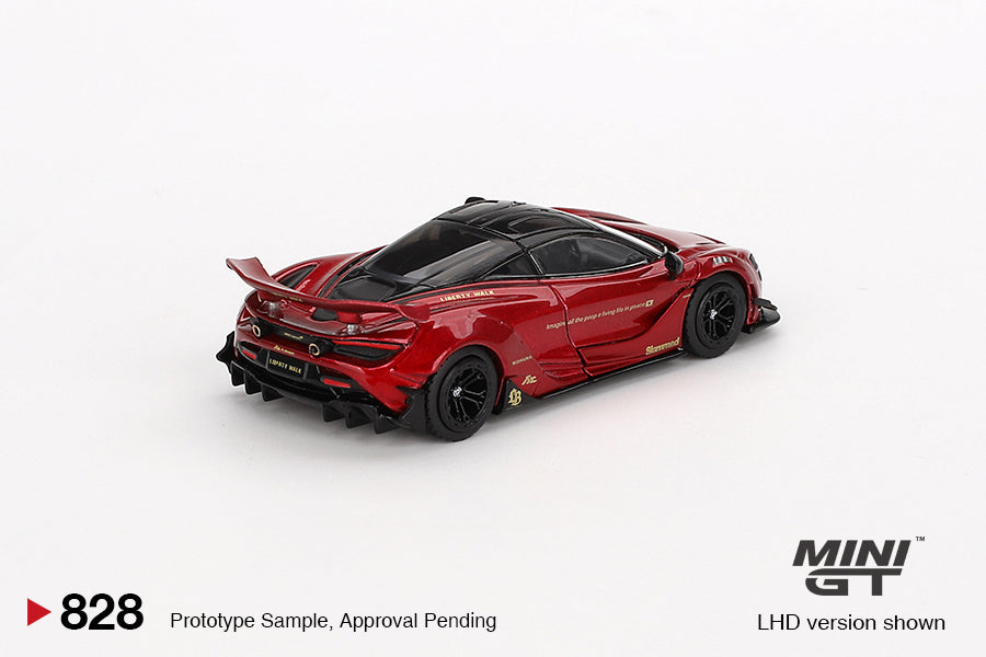 Mini GT McLaren 720S LB★Works Gem Red MGT00828 1/64 Diecast