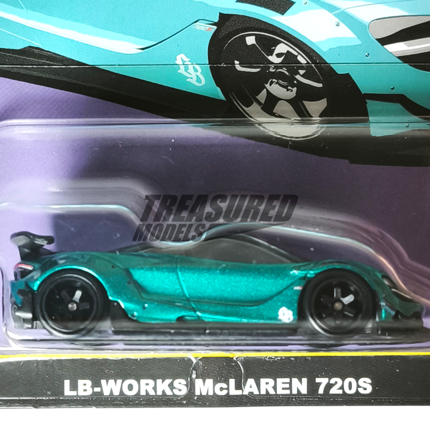 Hot Wheels McLaren 720s LB-Works Belize Blue 2025 Premium Car Culture Silhouettes 1/64 Die Cast