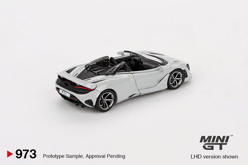 Mini GT McLaren 750S Spider Cirrus Grey MGT00973 1/64 Die Cast