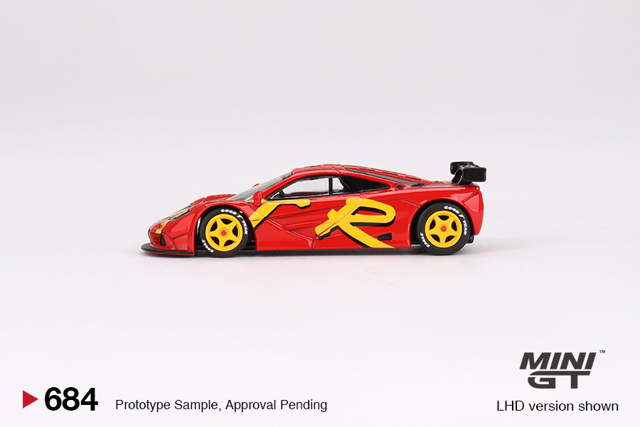 Mini GT McLaren F1 GTR 1996 Presentation MGT00684 1/64 Die Cast