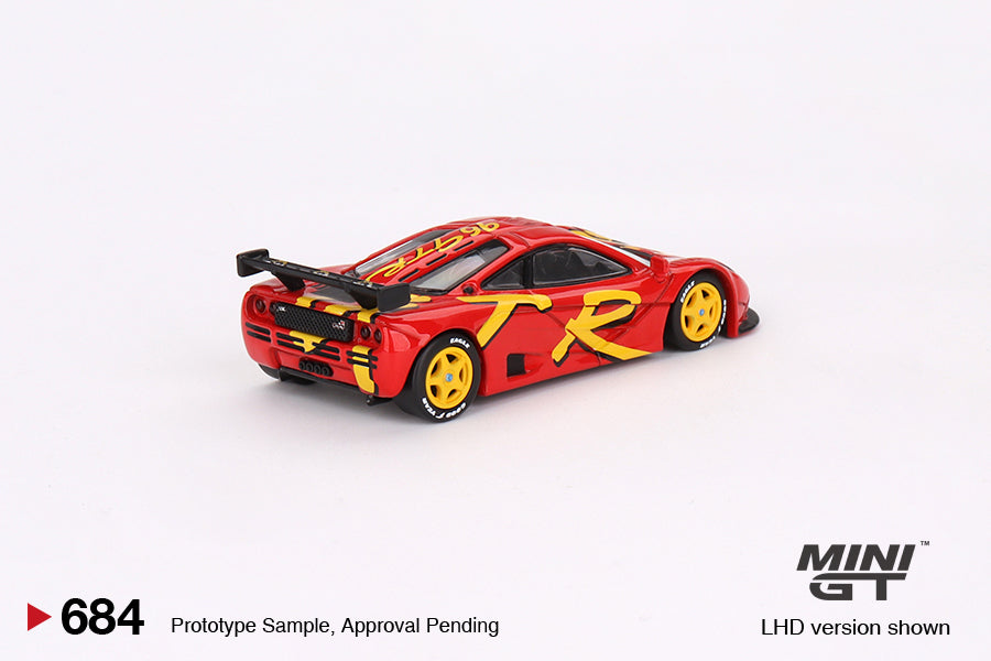 Mini GT McLaren F1 GTR 1996 Presentation MGT00684 1/64 Die Cast