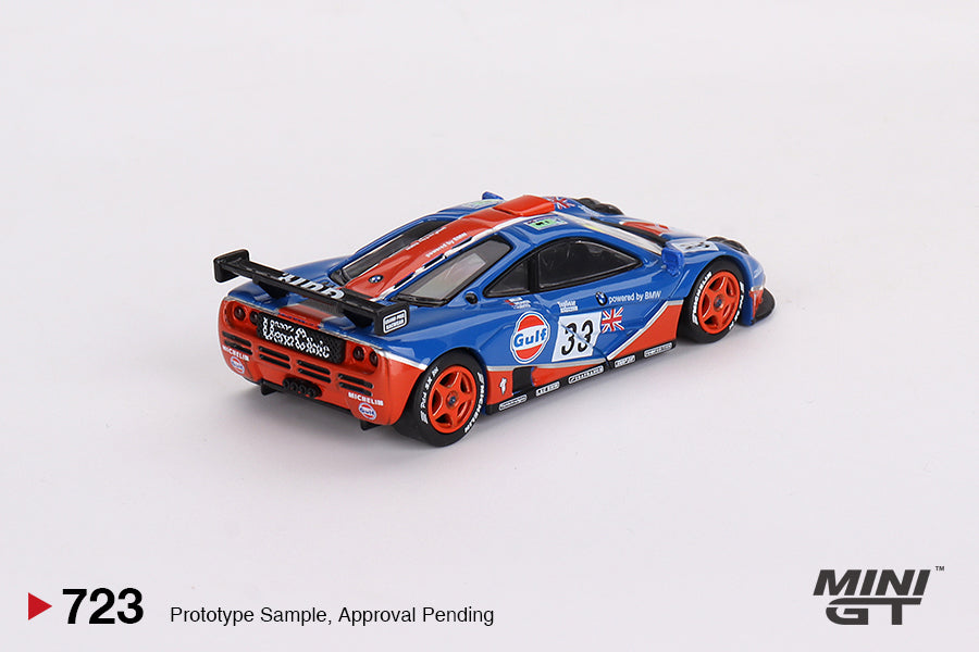 Mini GT McLaren F1 GTR #33 1996 Le Mans 24Hr MGT00723 1/64 Die Cast