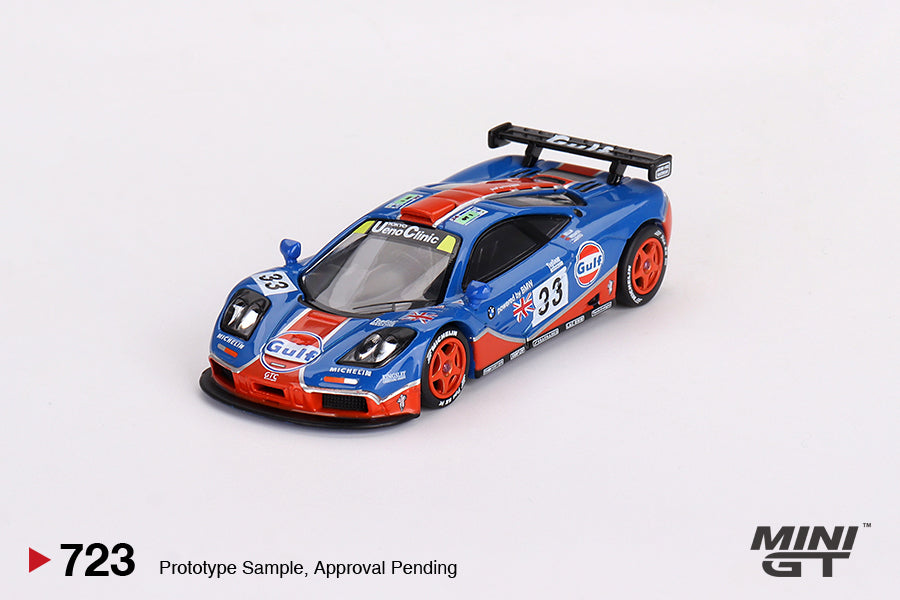 Mini GT McLaren F1 GTR #33 1996 Le Mans 24Hr MGT00723 1/64 Die Cast