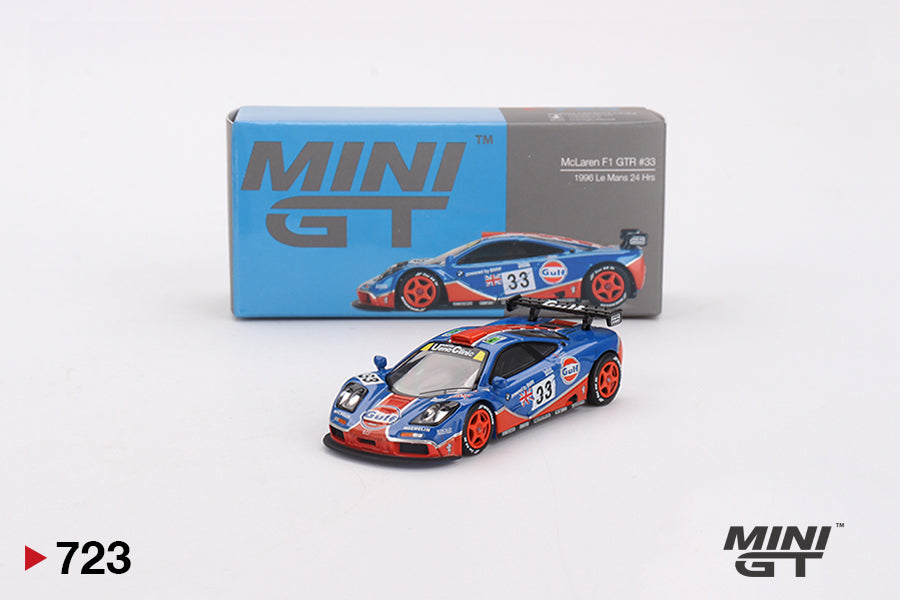 Mini GT McLaren F1 GTR #33 1996 Le Mans 24Hr MGT00723 1/64 Die Cast