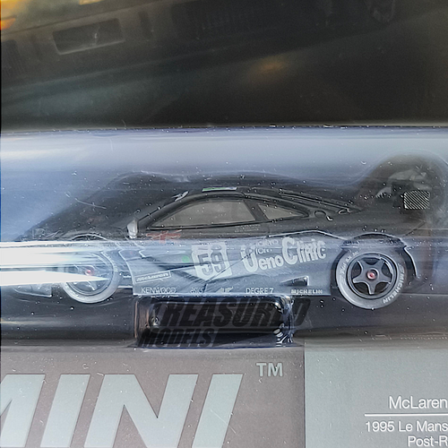 Mini GT McLaren F1 GTR #59 1995 Le Mans 24Hr Winner Post-Race Weathered Blister Packaging MGT00870 1/64 Die Cast