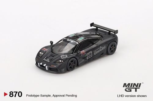 Mini GT McLaren F1 GTR #59 1995 Le Mans 24Hr Winner Post-Race Weathered MGT00870 1/64 Die Cast