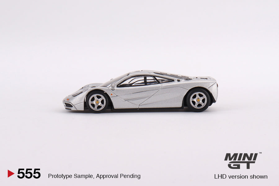 Mini GT McLaren F1 Magnesium Silver MGT00555 1/64 Die Cast