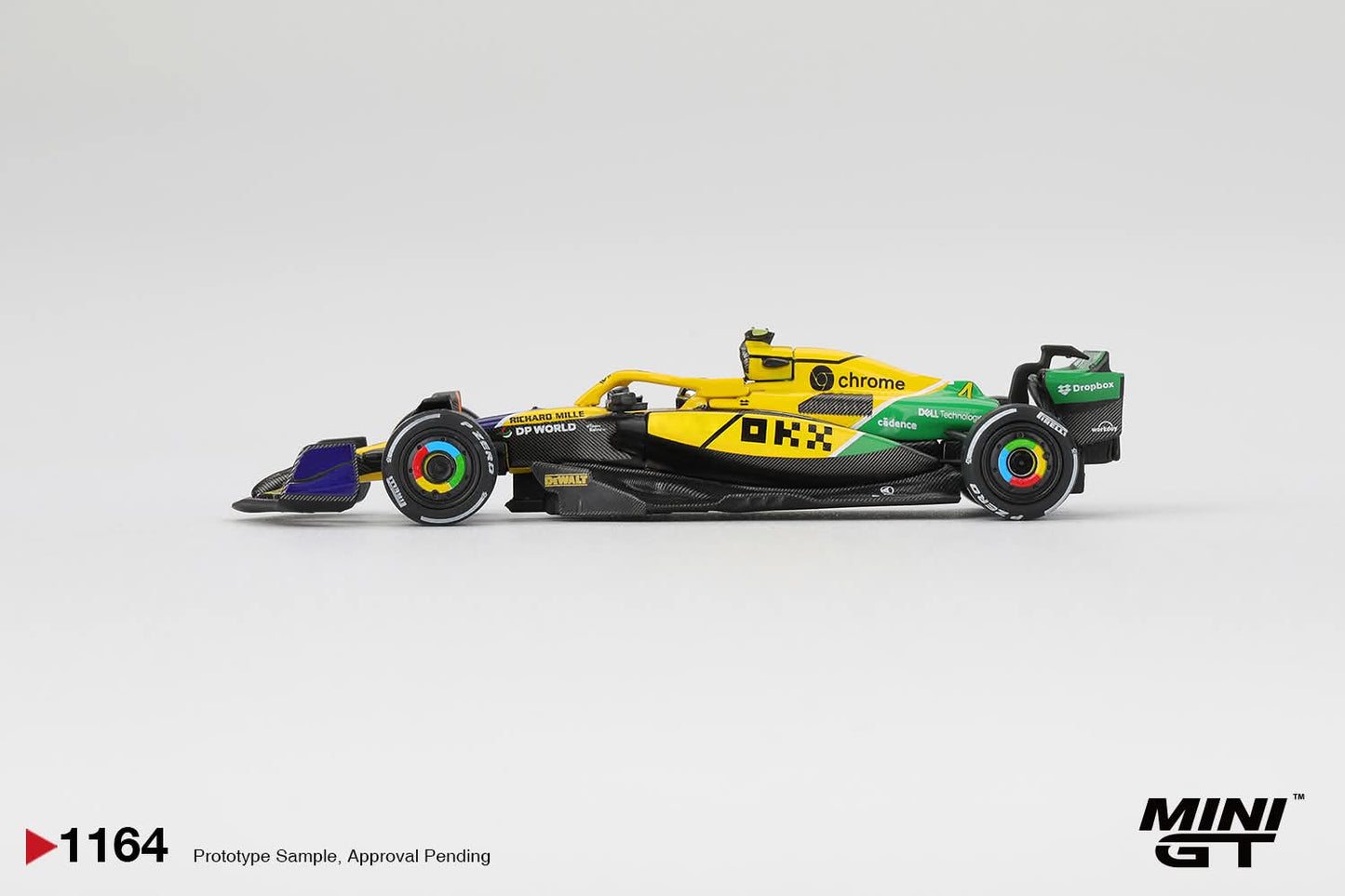 Mini GT McLaren MCL38 #4 Lando Norris 2024 F1 2024 Monaco GP MGT01164 1/64 Diecast