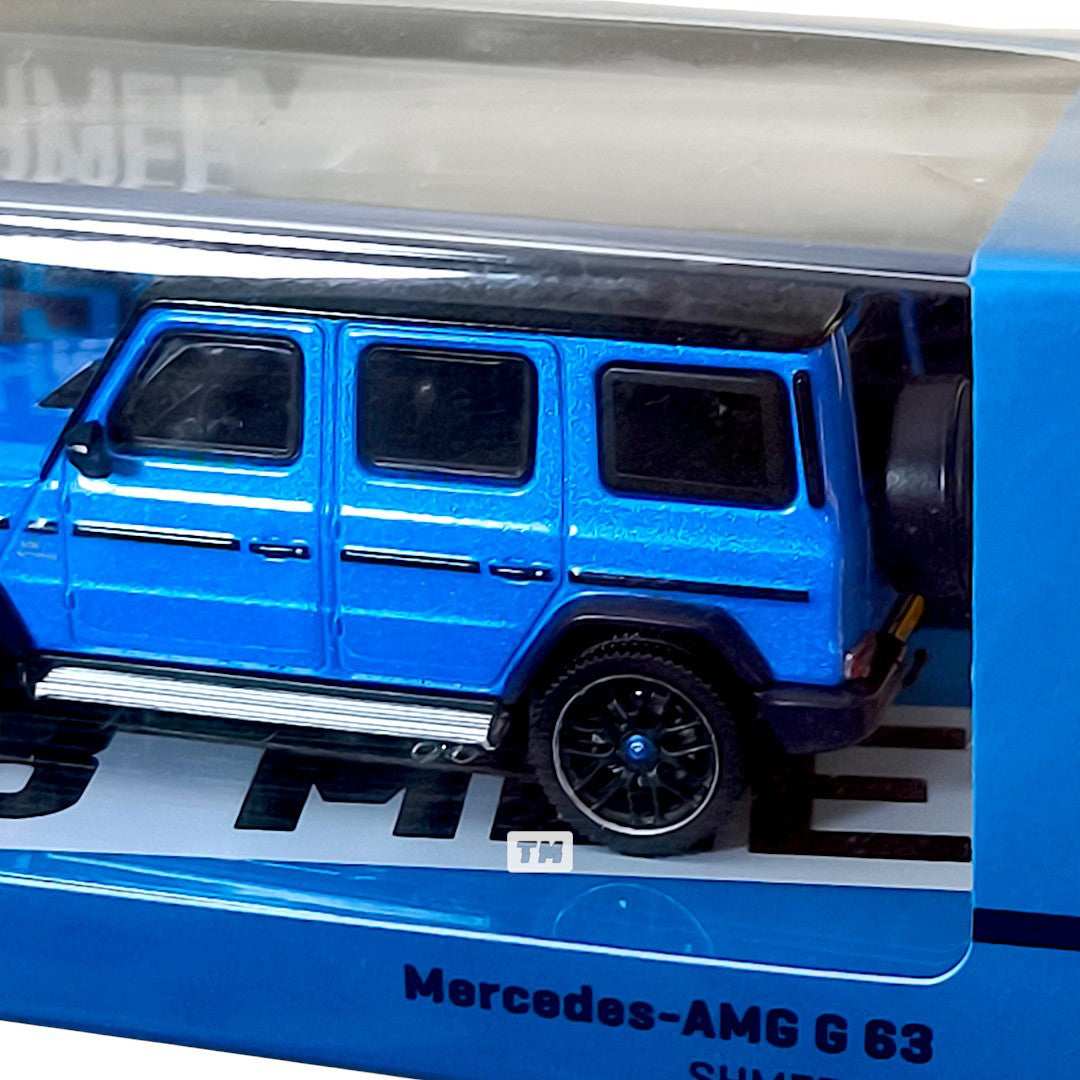 Tarmac Works Mercedes-AMG G 63 SHMEE150 Blue T64R-040-SHMEE 1/64 Diecast