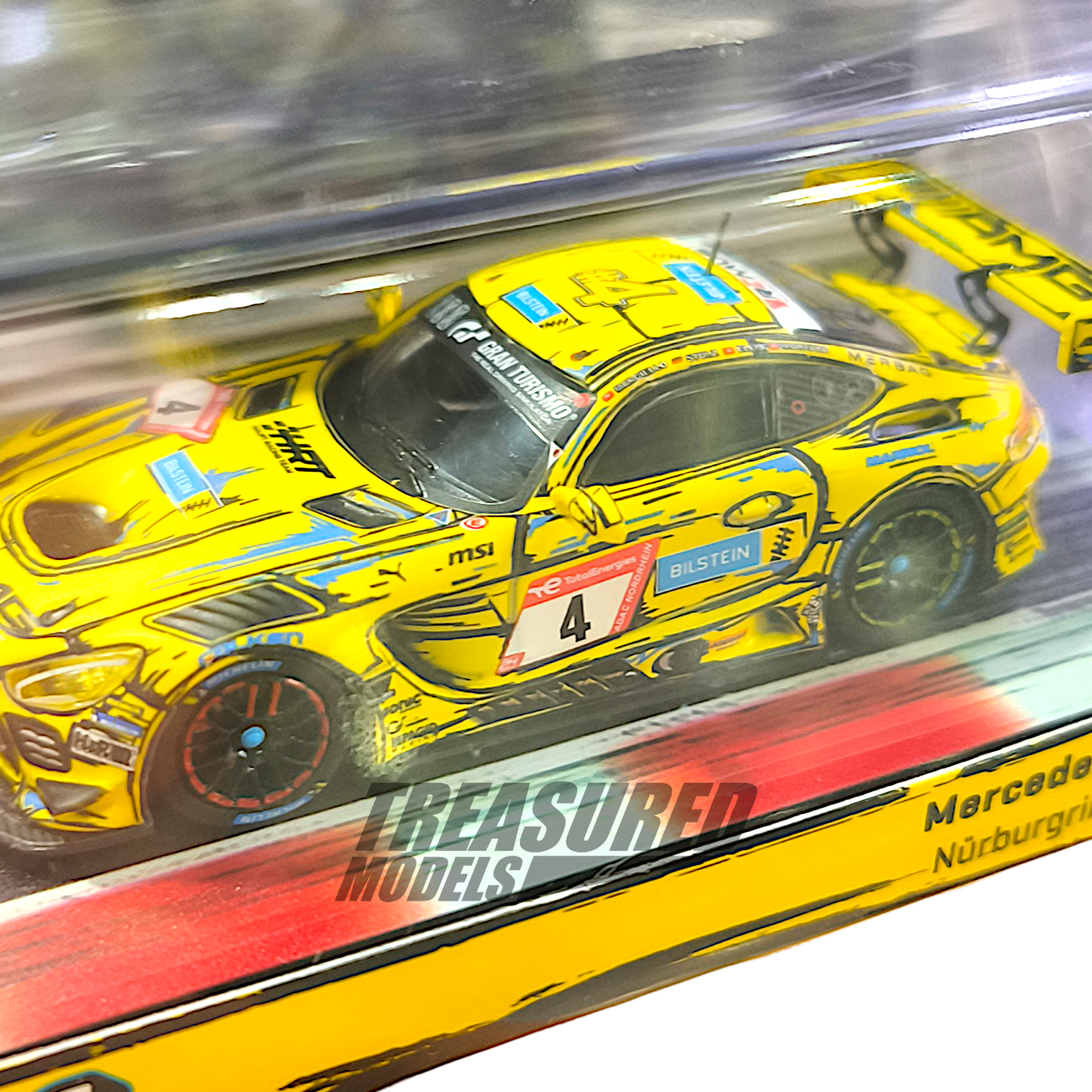 Tarmac Works Mercedes-AMG GT3 Nurburgring 24H 2023 T64-062-23NUR04 1/64 Diecast