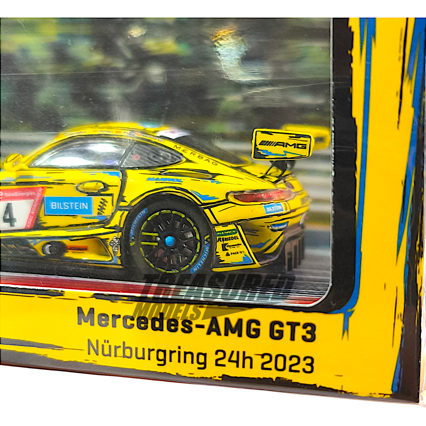 Tarmac Works Mercedes-AMG GT3 Nurburgring 24H 2023 T64-062-23NUR04 1/64 Diecast