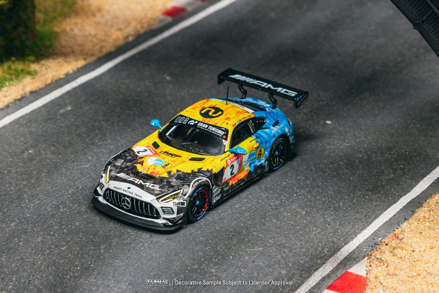 Tarmac Works Mercedes-AMG GT3 Nurburgring 24h 2020 T64-062-20NUR02 1/64 Diecast