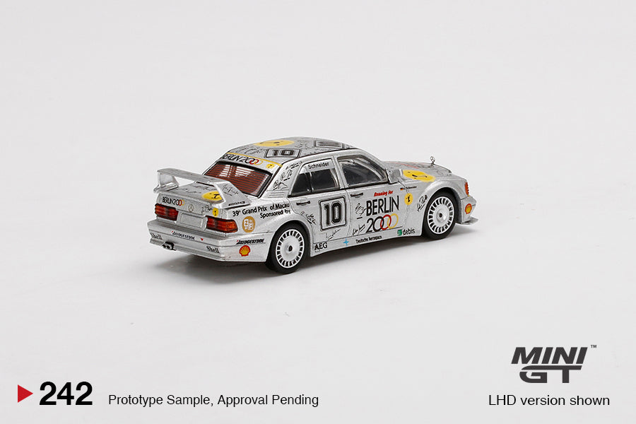 Mini GT Mercedes-Benz 190E 2.5-16 Evolution II 10 Berlin 1992 Guia Race of Macau MGT00242 1/64 Die Cast