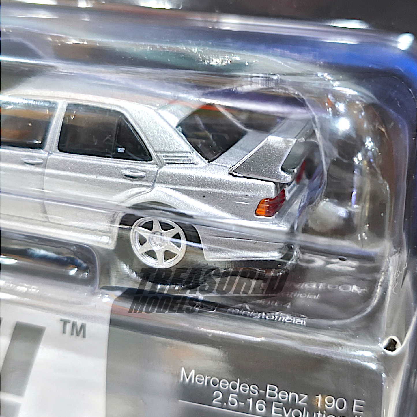Mini GT Mercedes-Benz 190E 2.5-16 Evolution II Astral Silver Blister Pack MGT00852 1/64 Diecast